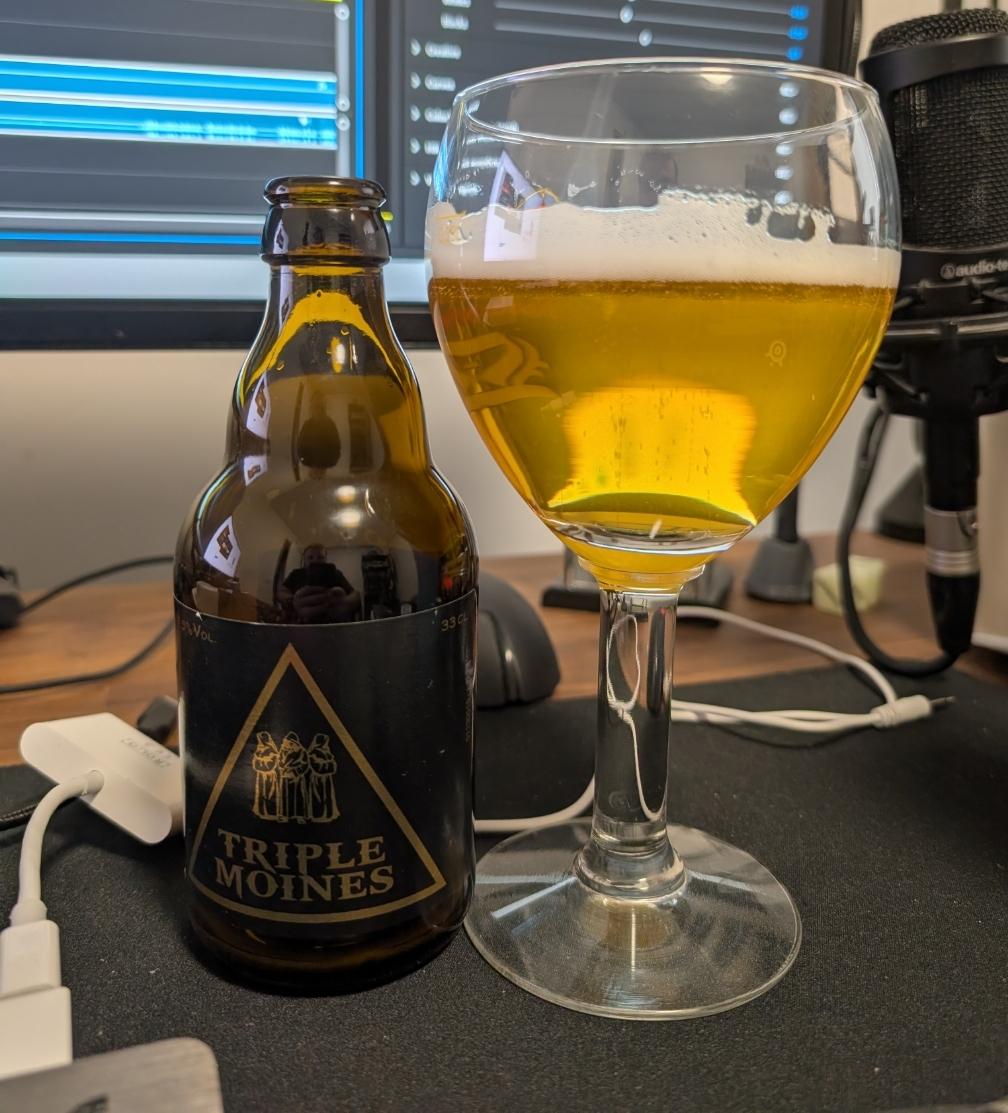 Triple Moines van Brasserie du Bocq